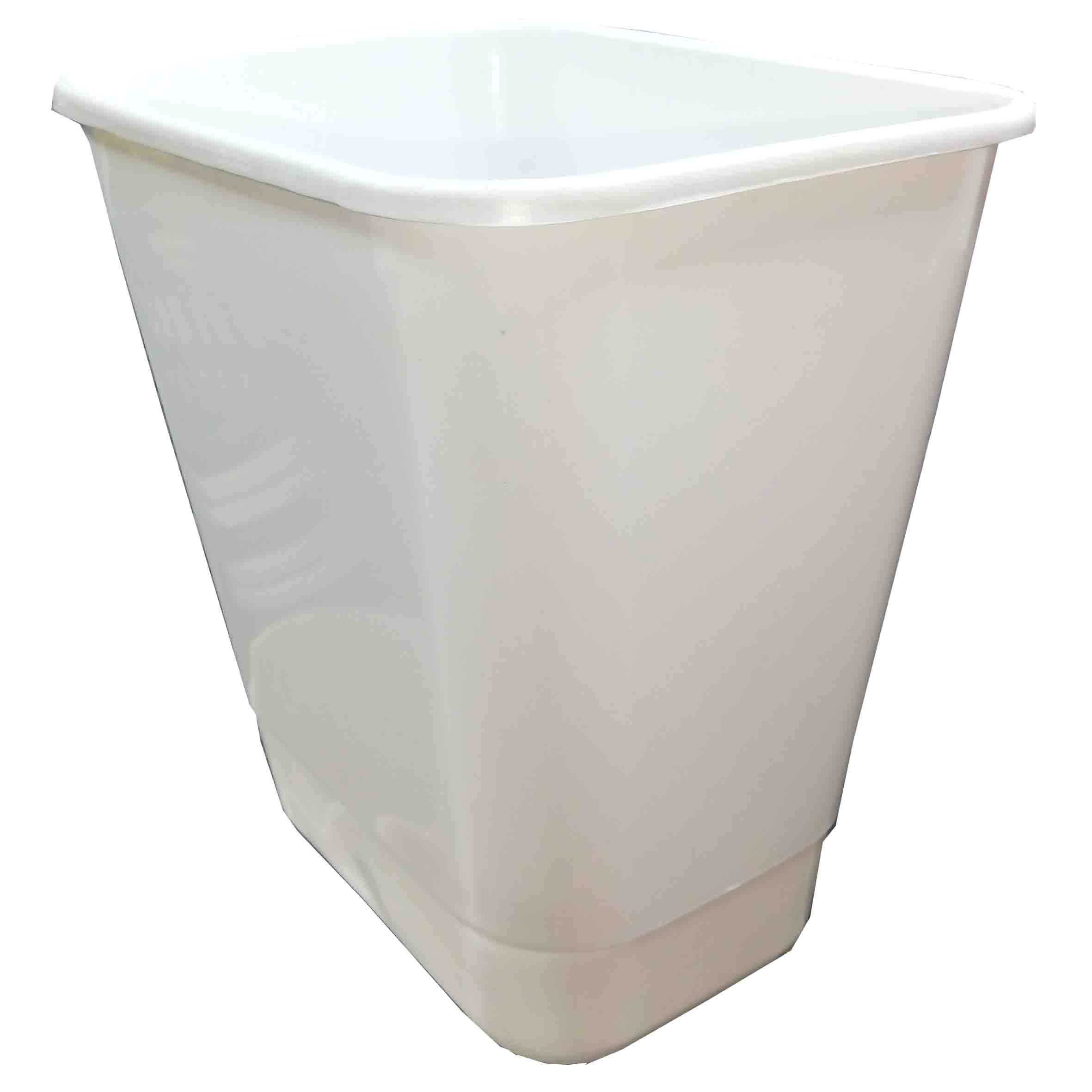 Cesto bote plastico basura blanco ALICA