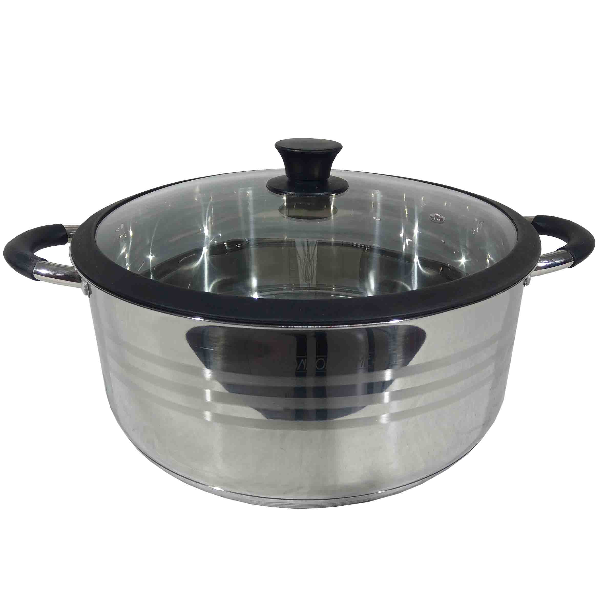 Budinera acero inoxidable 9lts #30 con tapa vidrio onnor home