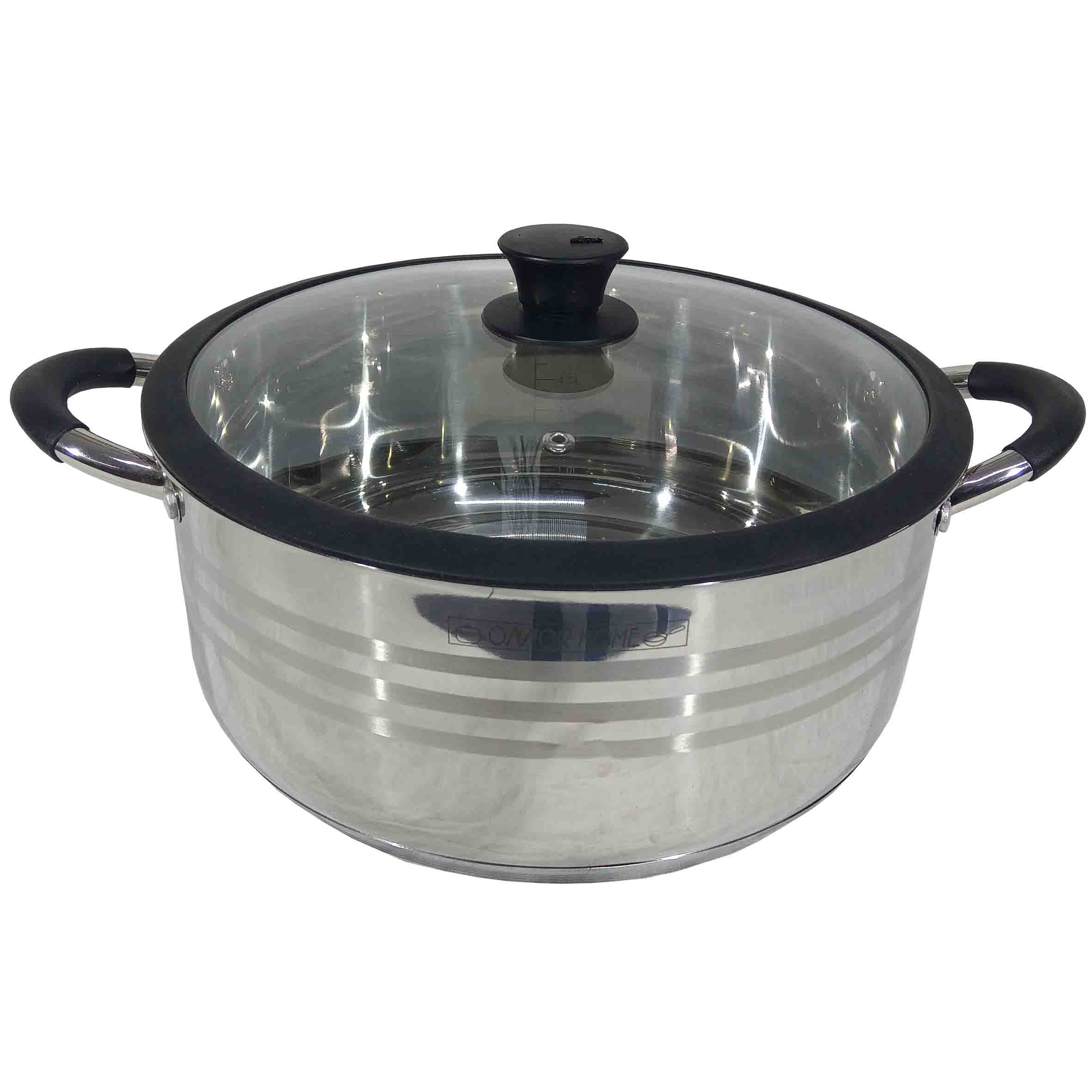 Budinera acero inoxidable 7.3lts #28 con tapa vidrio onnor home