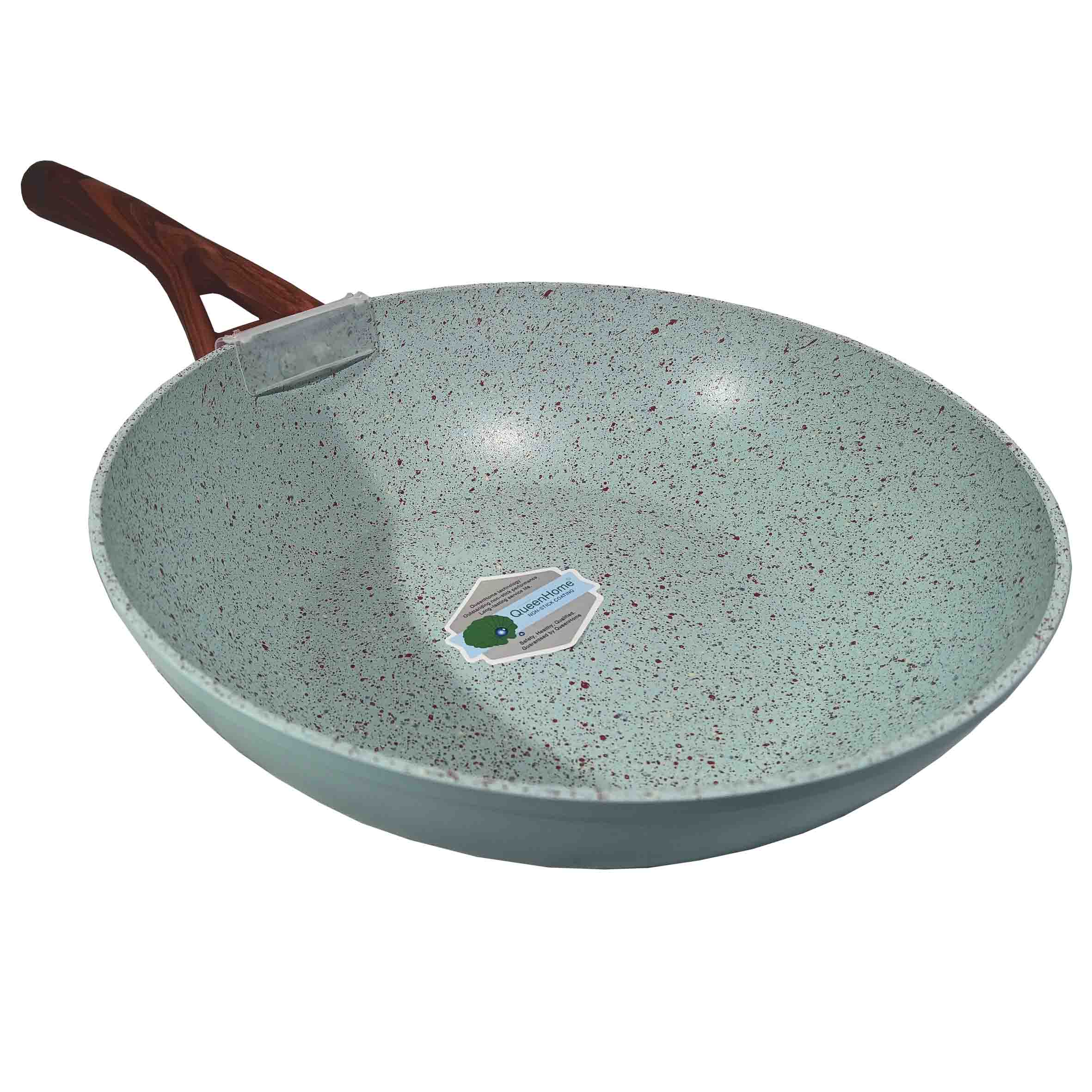 Sarten wok antiadherente 28cm queen home