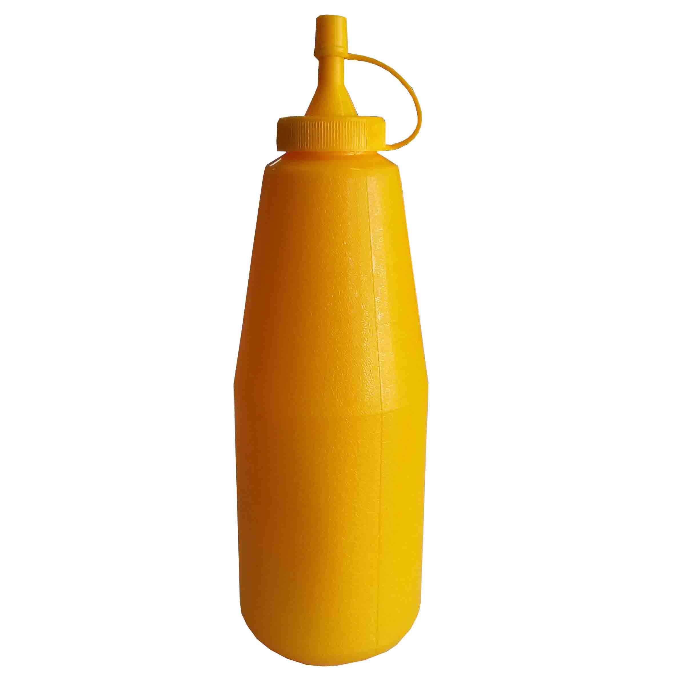 Mostacero de plastico 3/4 de litro amarillo