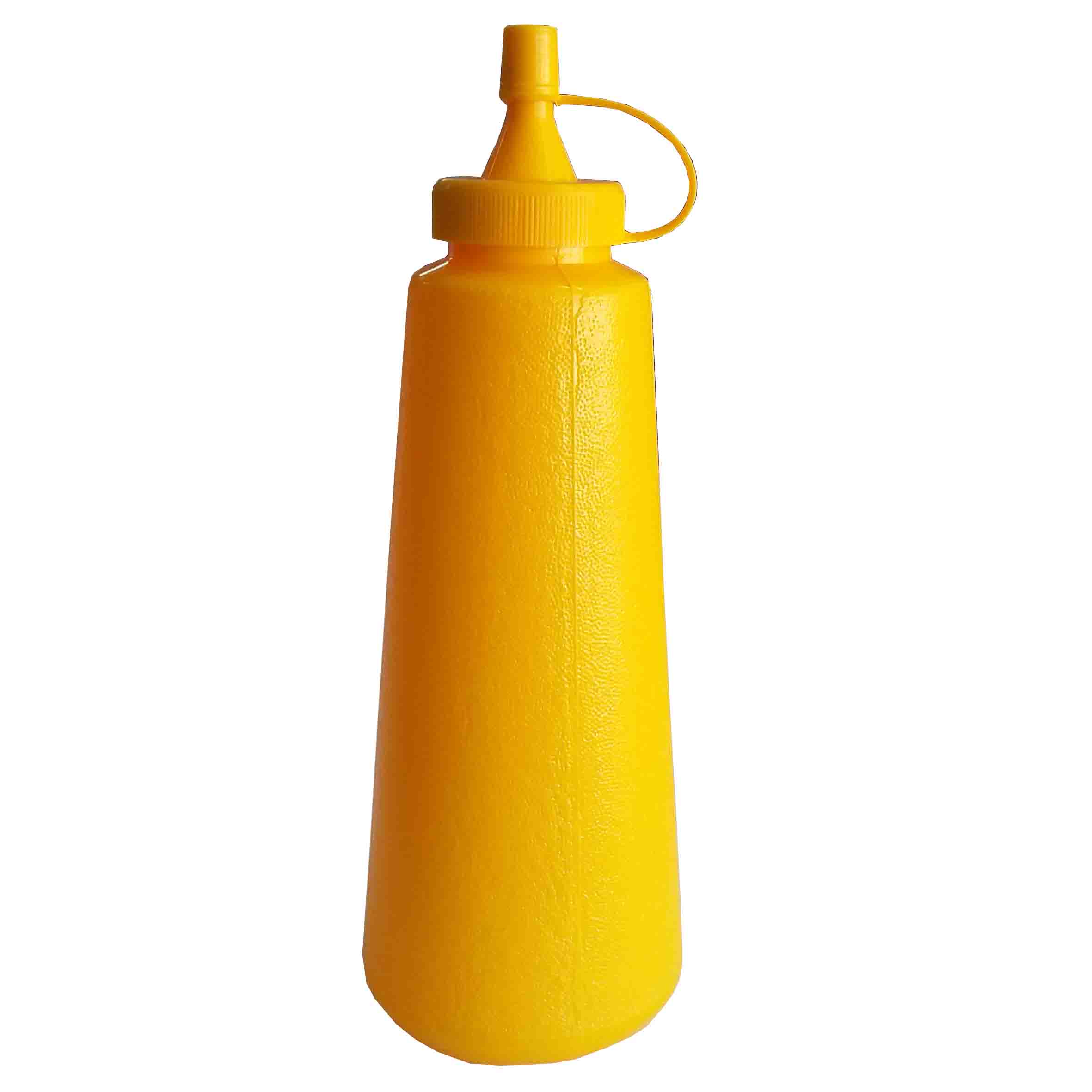 Mostacero de plastico 500ml amarillo