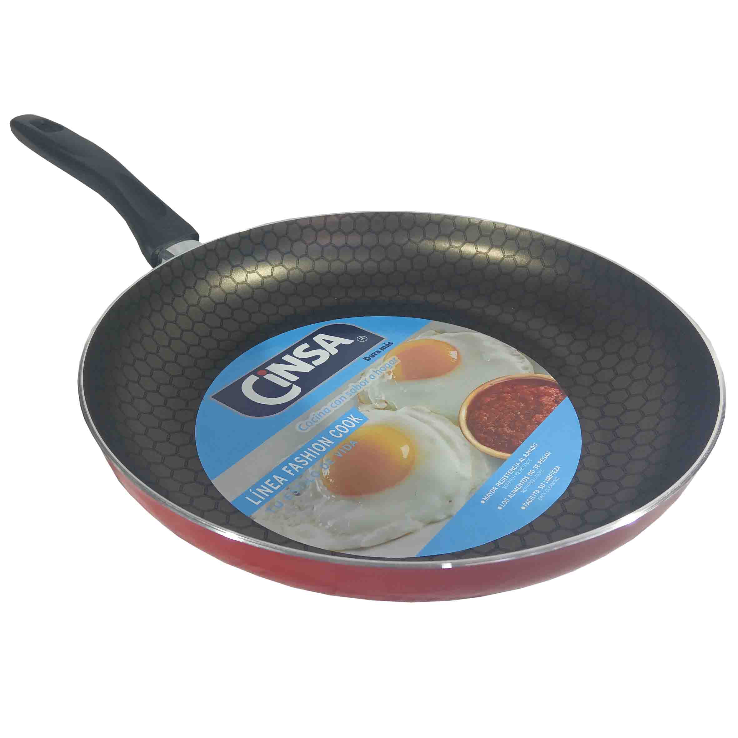 Sarten fashion cook antiadherente 30cm CINSA