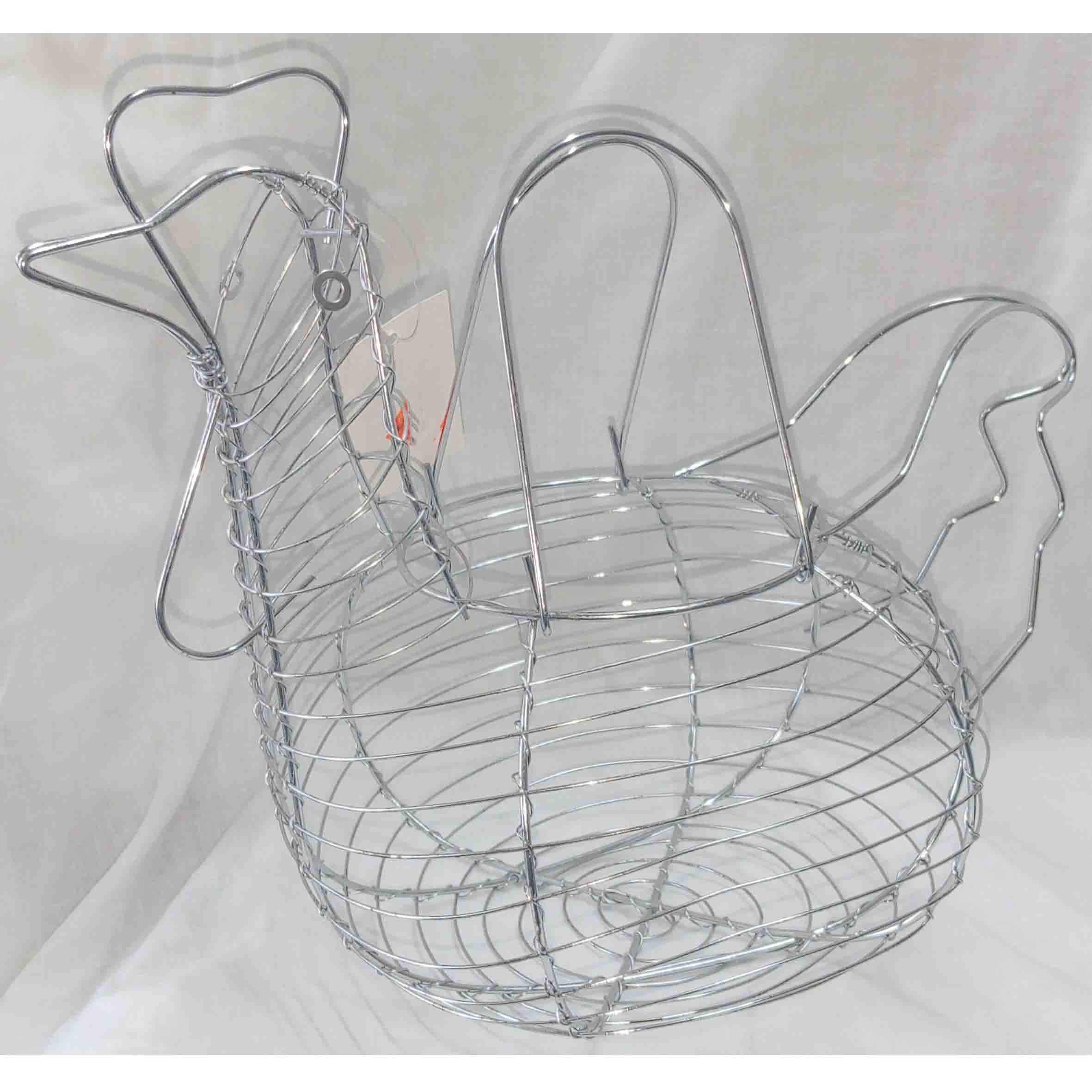 Canasta de alambre gallina