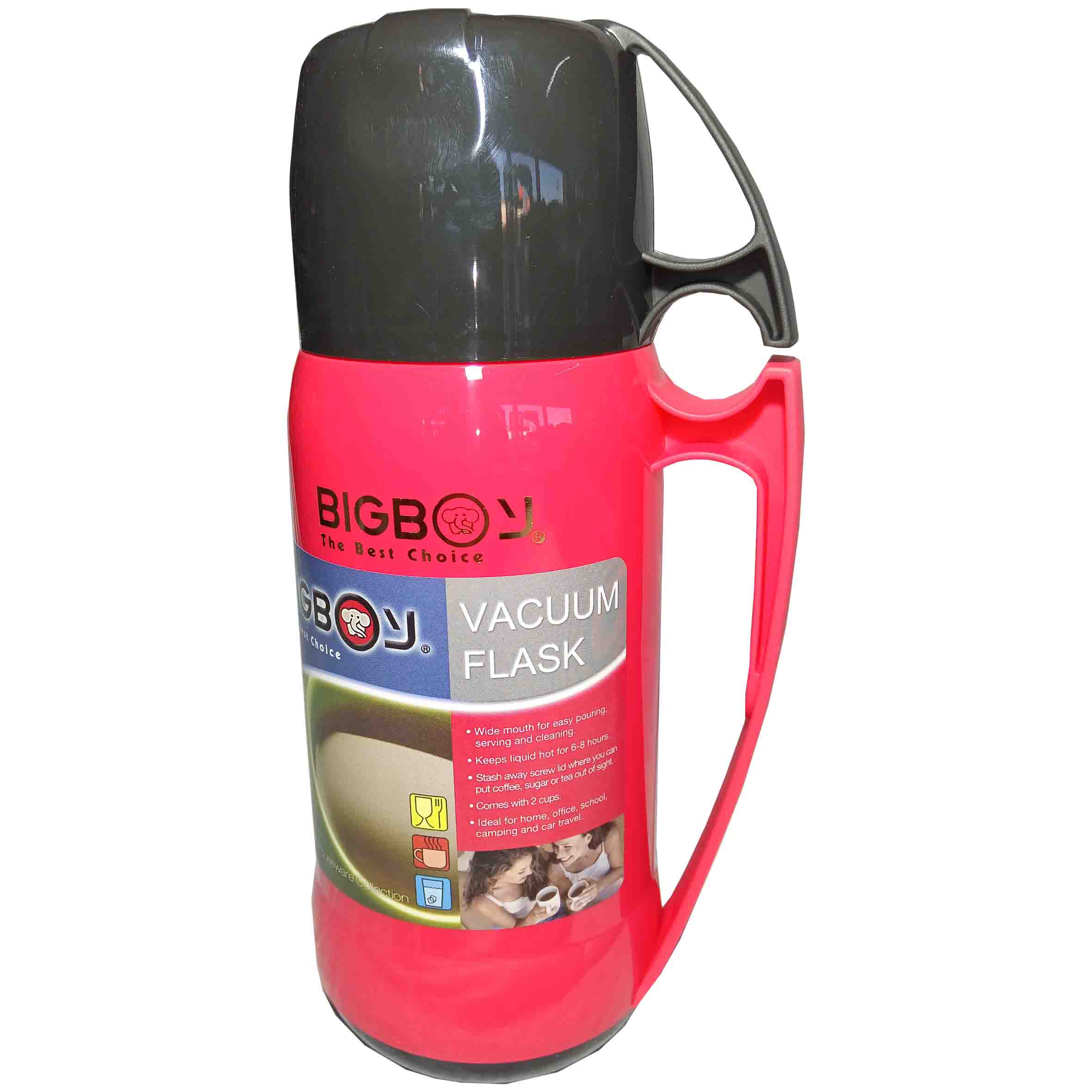 Termo de plastico 600ml con bulbo de vidrio y 1 taza