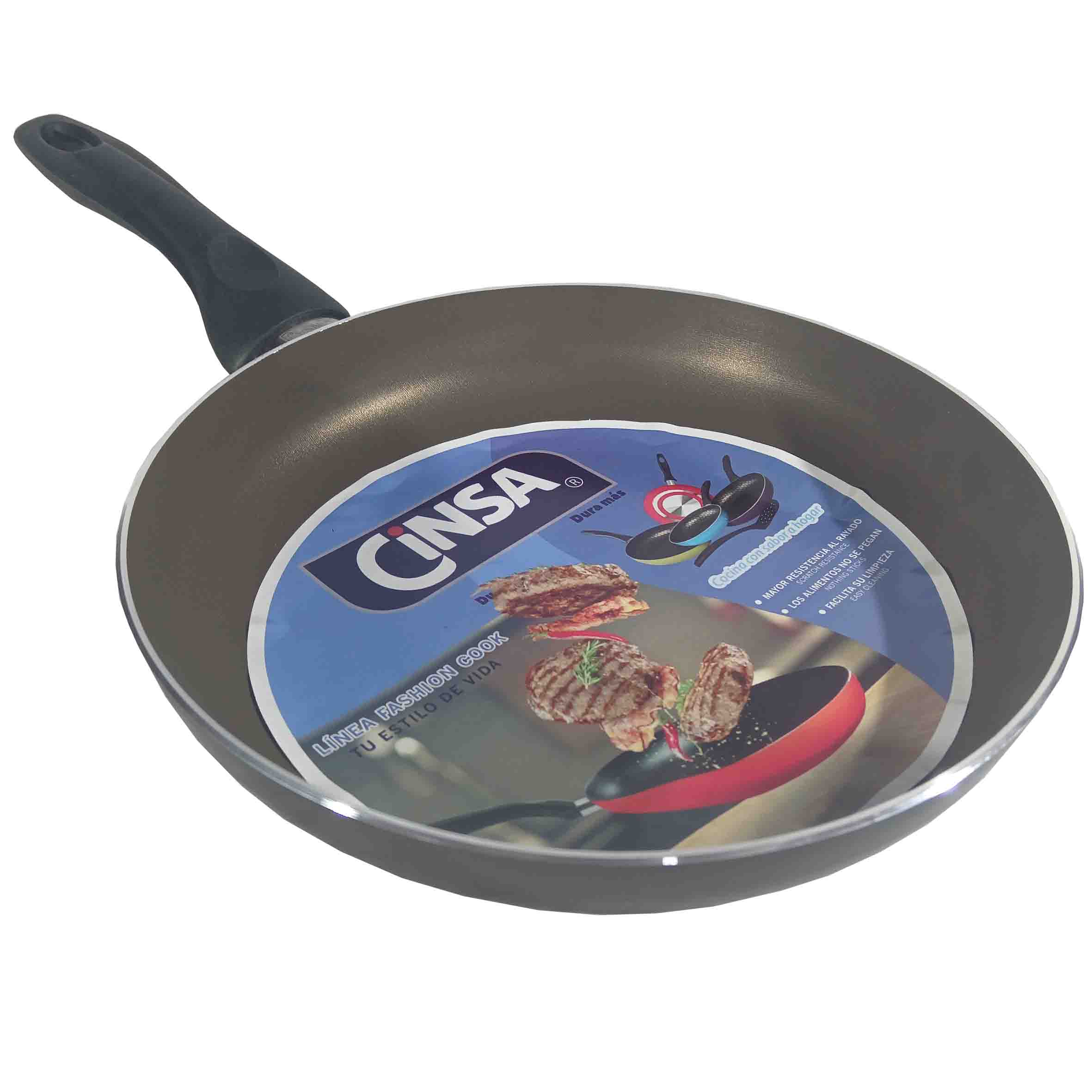 Sarten fashion cook antiadherente 24cm CINSA
